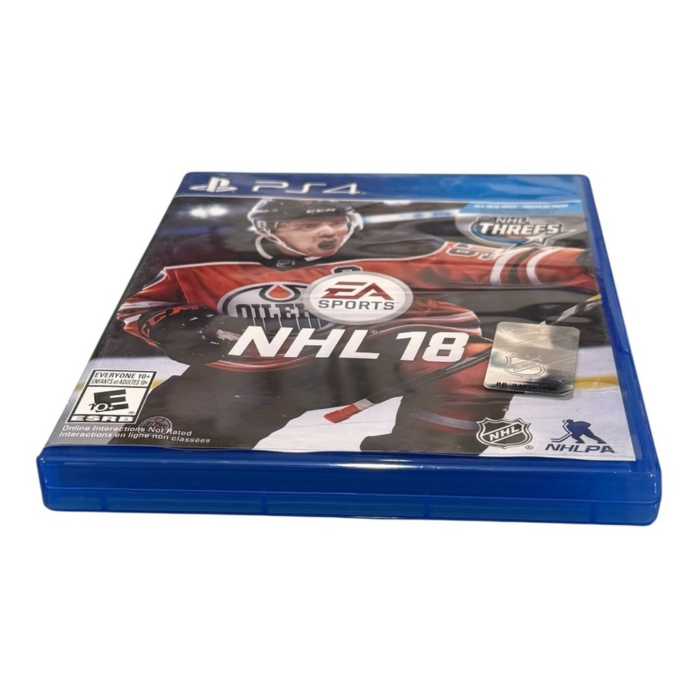 NHL 18 PS4 Video Game Complete EA Sports Hockey NHL Threes Mode Tested Disc Case - Picture 2 of 10